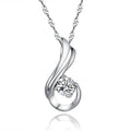Dolphin Solitaire Diamond Necklace