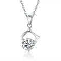 Pavé Circle Diamond Necklace