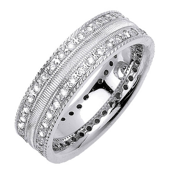 Swirl Solitaire Diamond Necklace