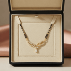 Eternal Leaf Diamond Mangalsutra in gift box