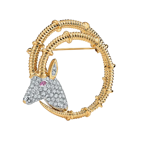 Schlumberger Ibex Brooch