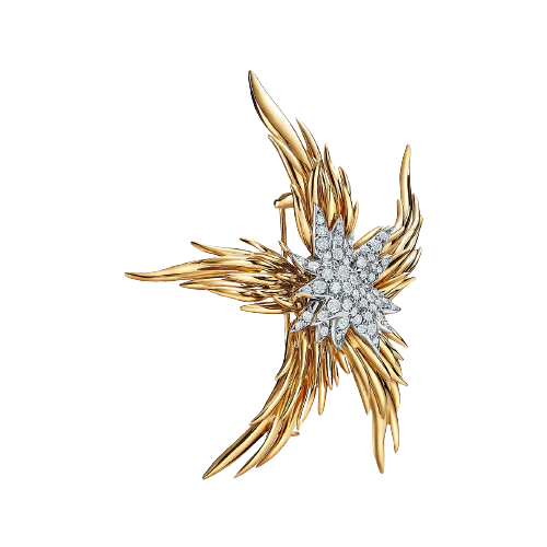 Schlumberger Paris Flames Brooch